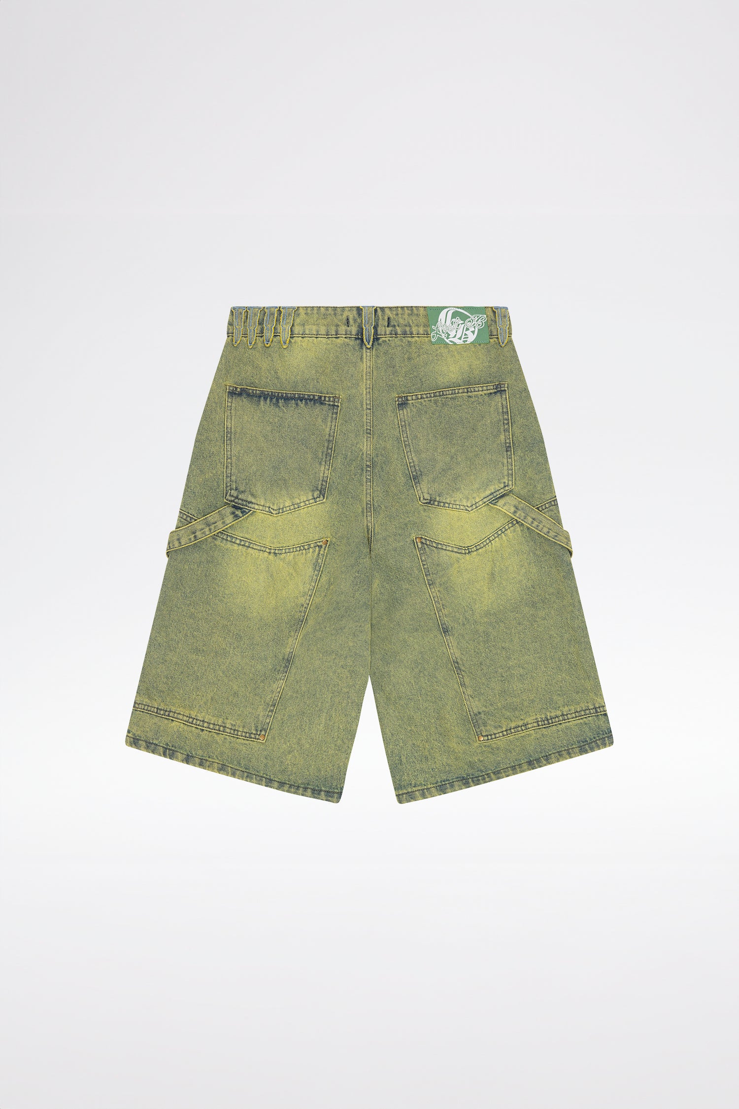 LOST BOYS CARPENTER JORTS Jorts Acid Wash
