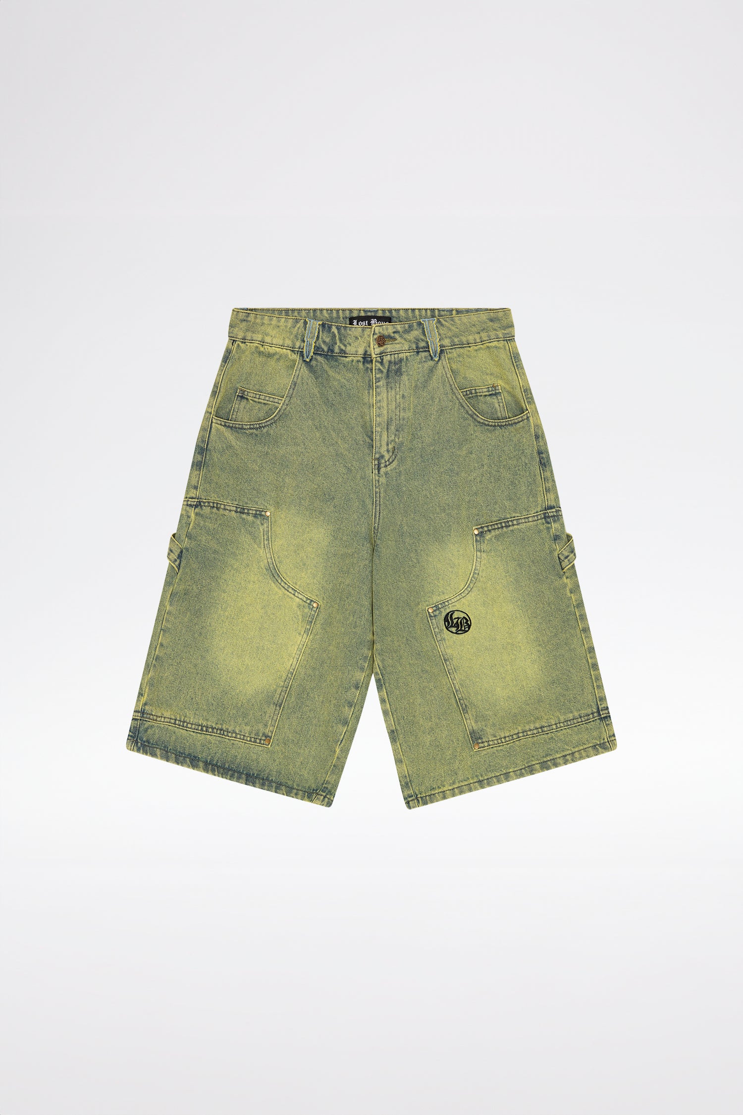 LOST BOYS CARPENTER JORTS Jorts Acid Wash