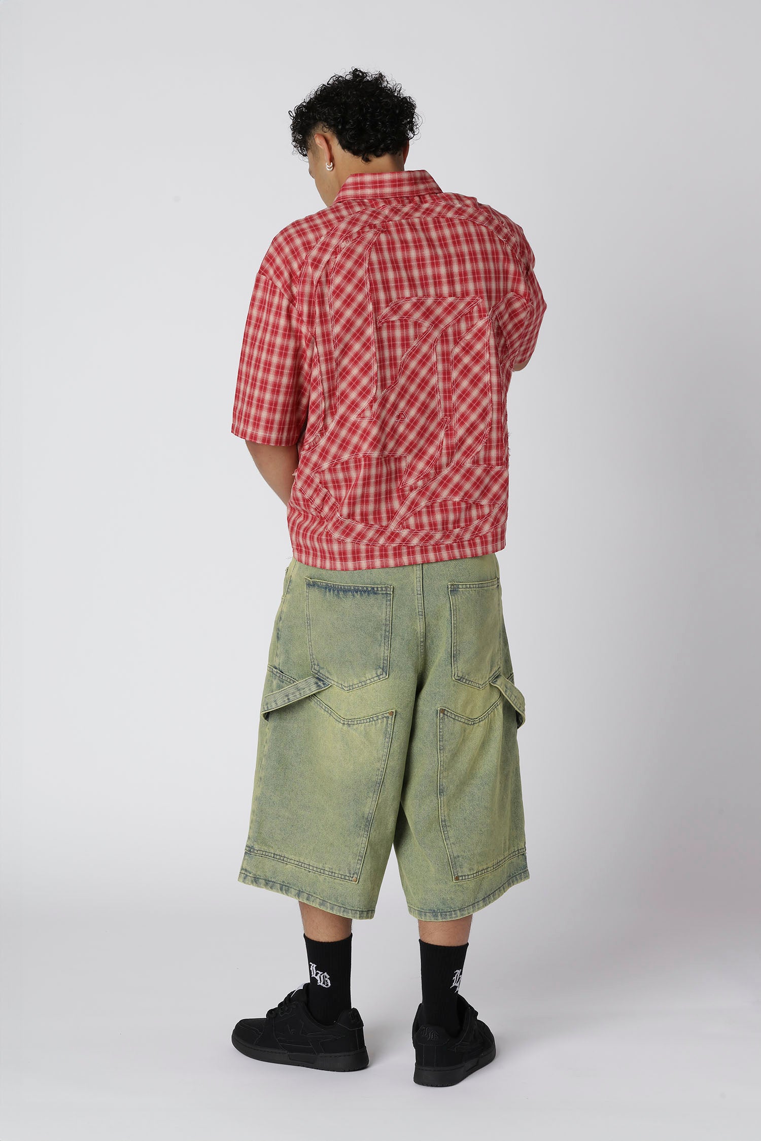 LOST BOYS SHORT SLEEVED SHIRT Shirt Red Tartan