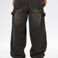 LOST BOYS BAGGY CARPENTER Jeans Stonewashed Black