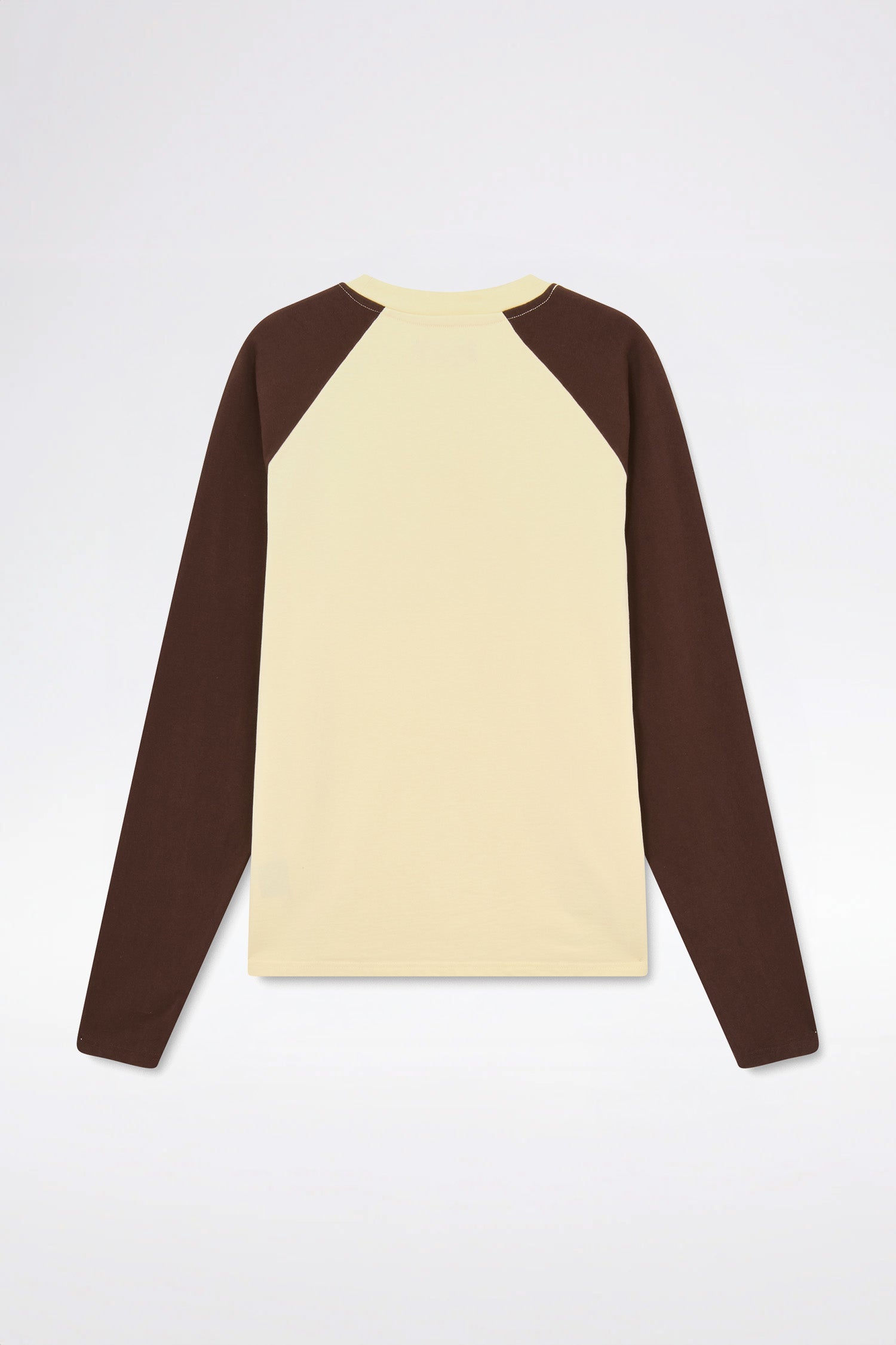 LOST BOYS CALL CENTER RAGLAN LS Long Sleeve T-shirt Cream/Brown