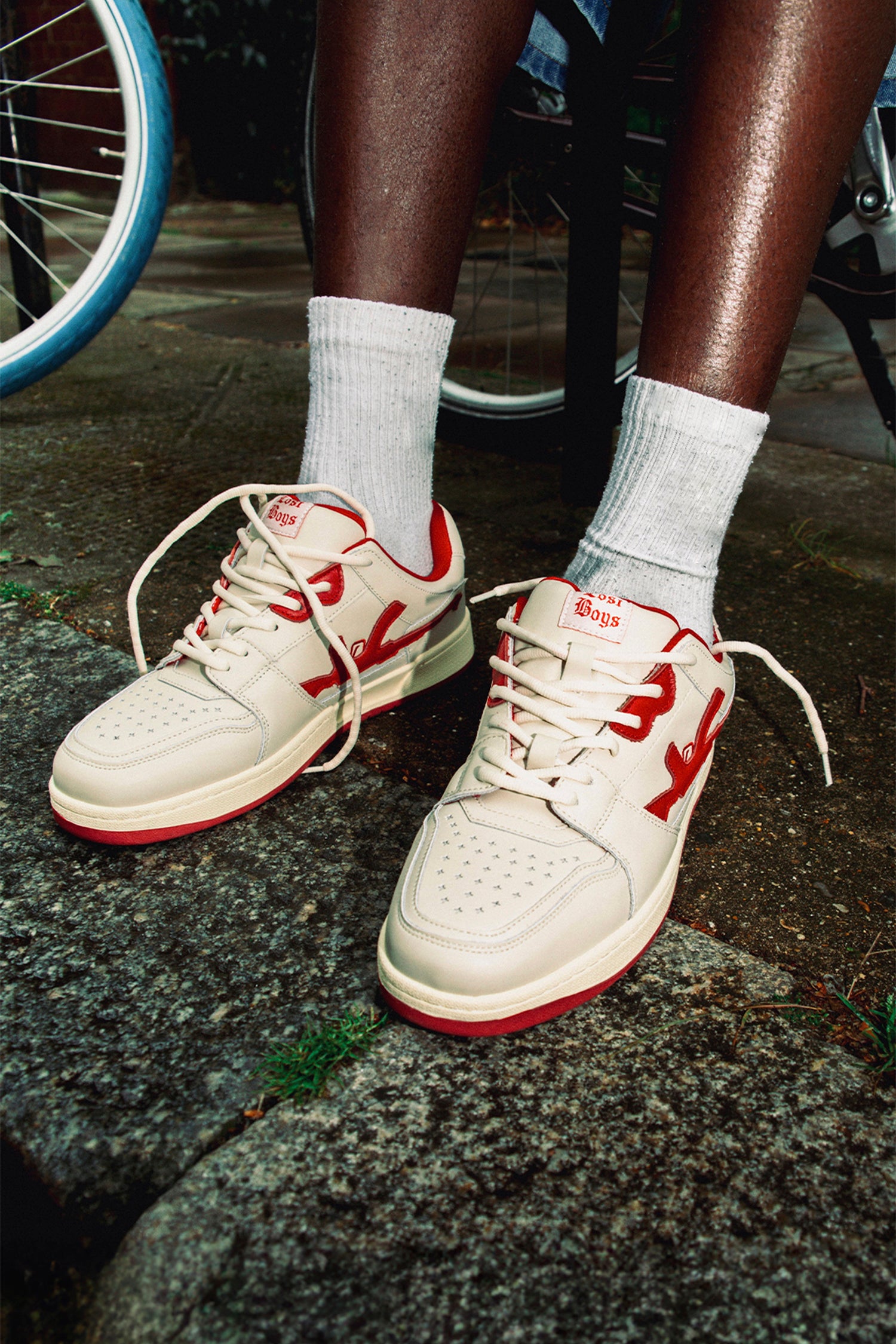 LOST BOYS CANDICE LOWS V2 Sneaker White/Red