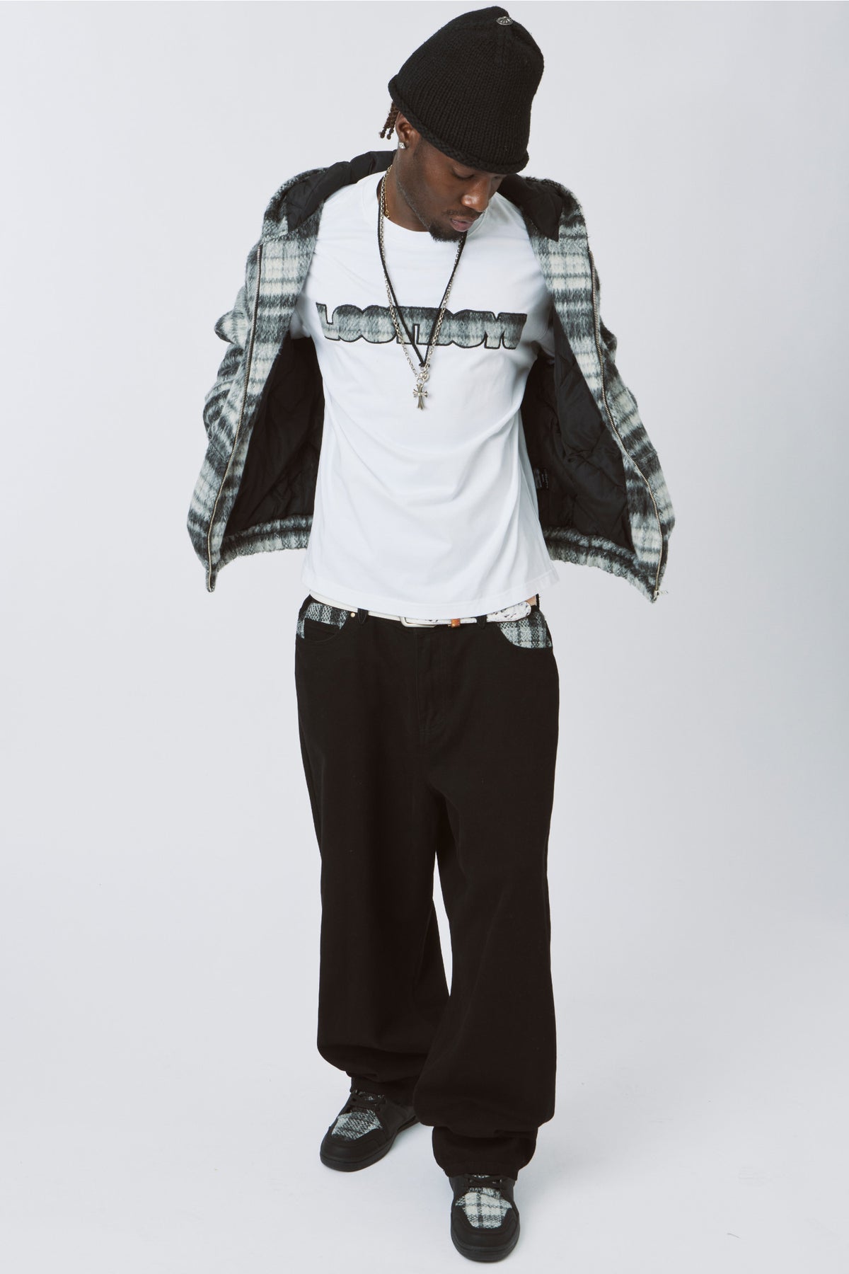 LOST BOYS CHECKERED 270 TWILL PANT Pants Black