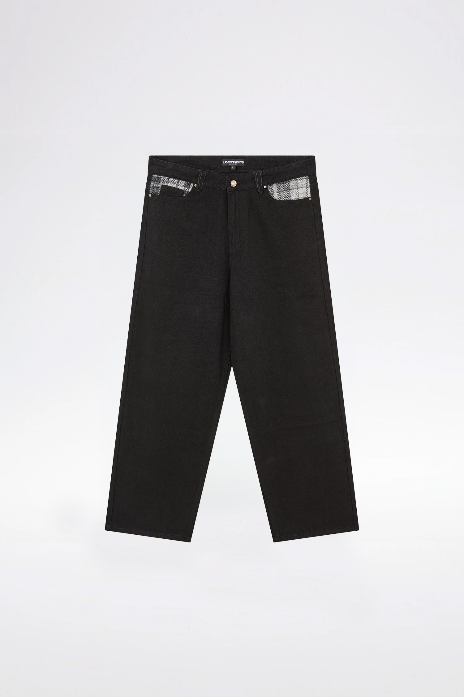 LOST BOYS CHECKERED 270 TWILL PANT Pants Black