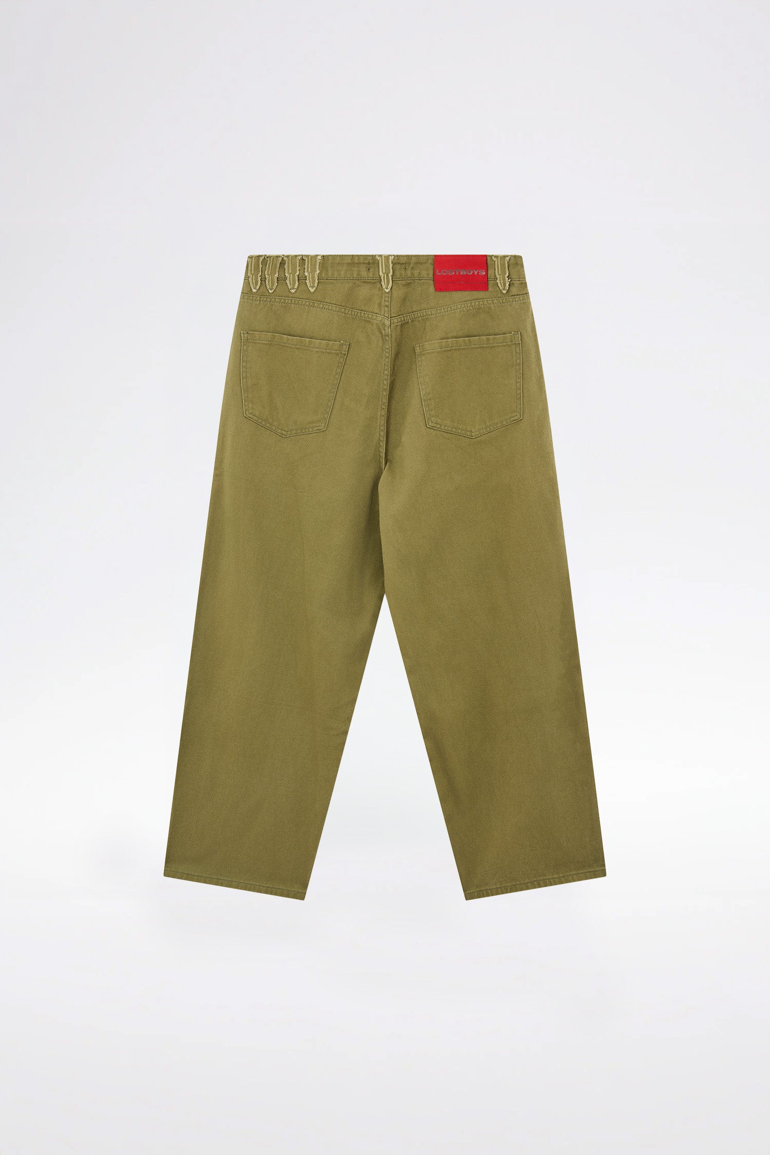 LOST BOYS CHECKERED 270 TWILL PANT Pants Moss Green