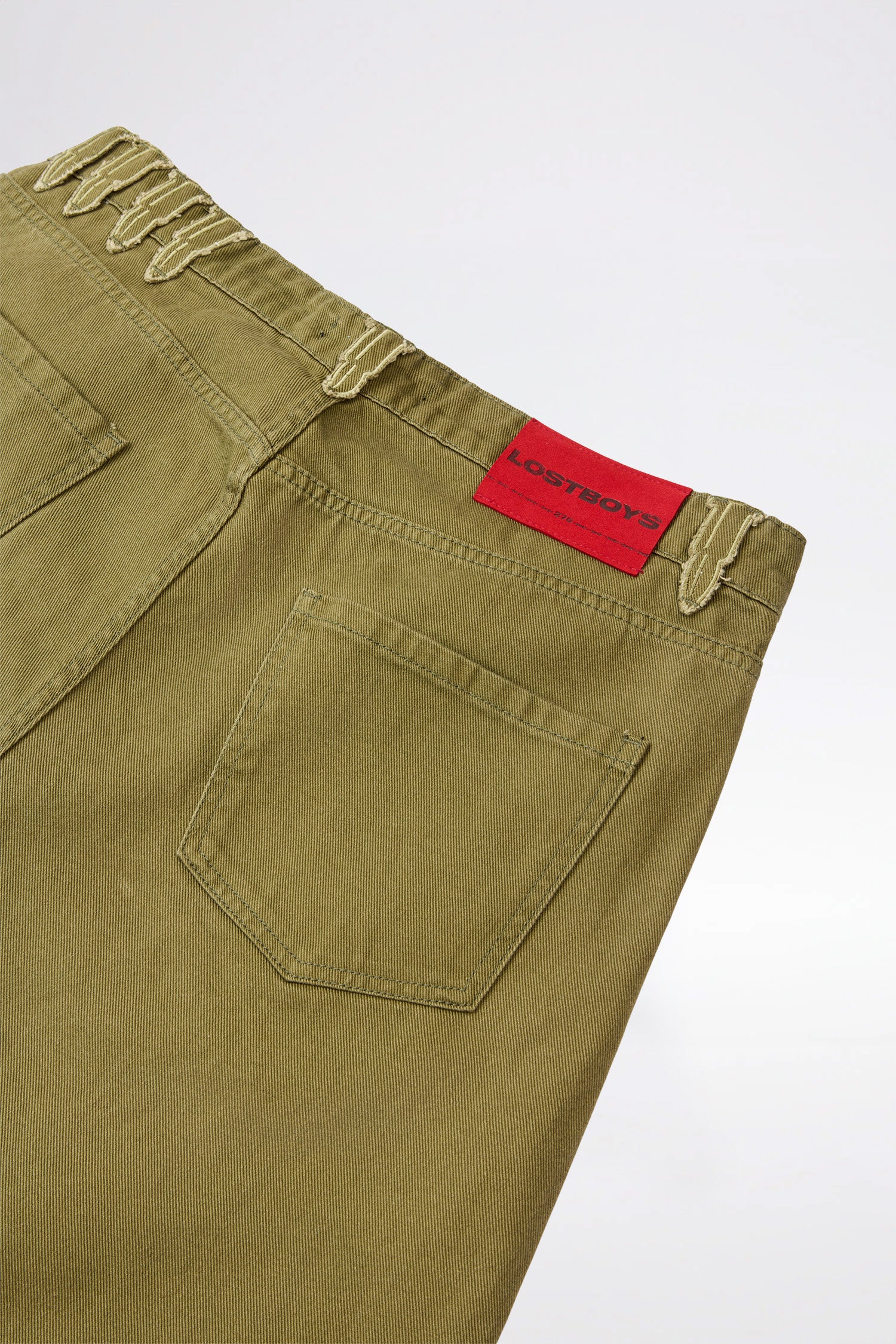 LOST BOYS CHECKERED 270 TWILL PANT Pants Moss Green