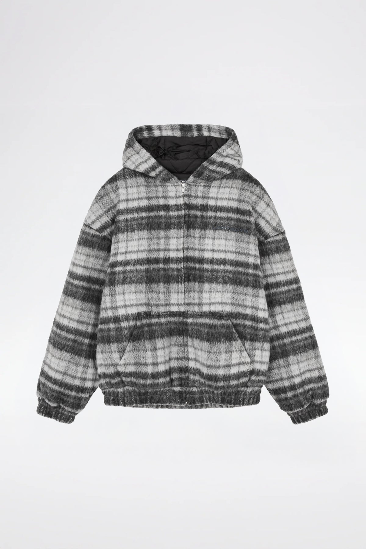 LOST BOYS CHECKERED JACKET Jacket Black Checkered