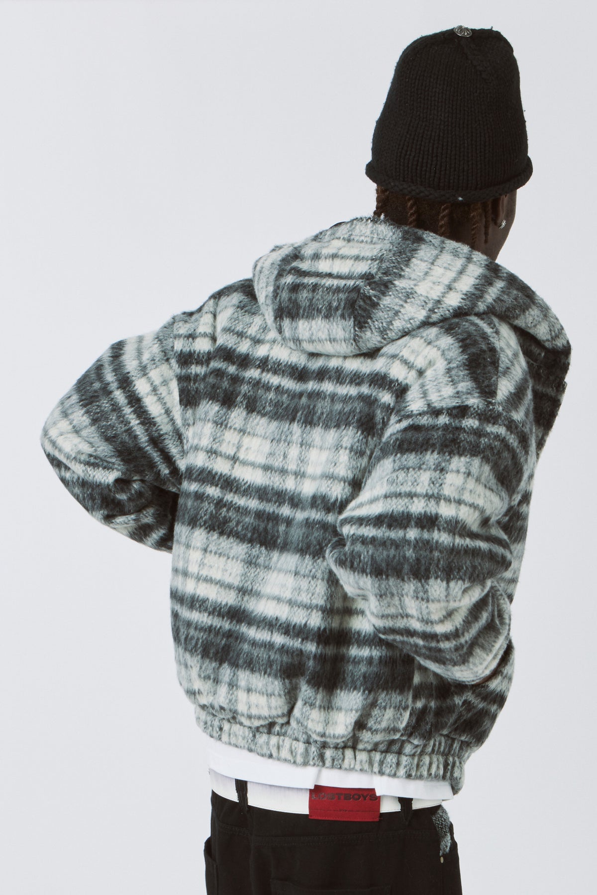 LOST BOYS CHECKERED JACKET Jacket Black Checkered
