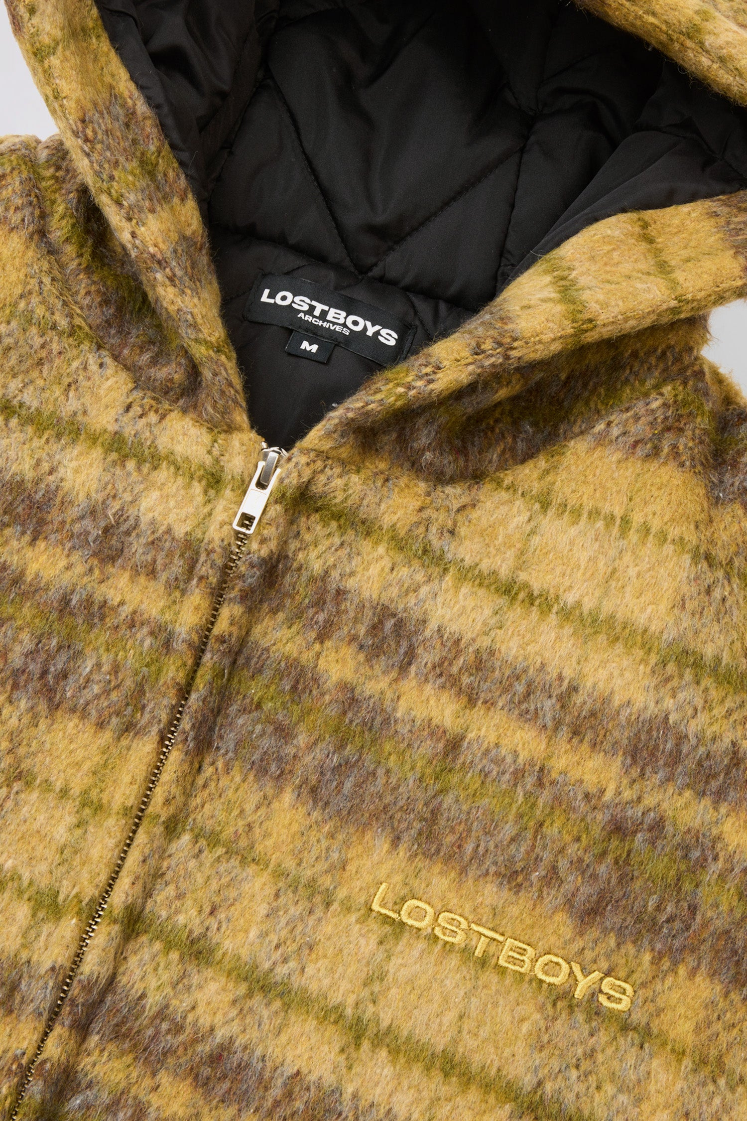 LOST BOYS CHECKERED WOOL JACKET Jacket Green Checkered