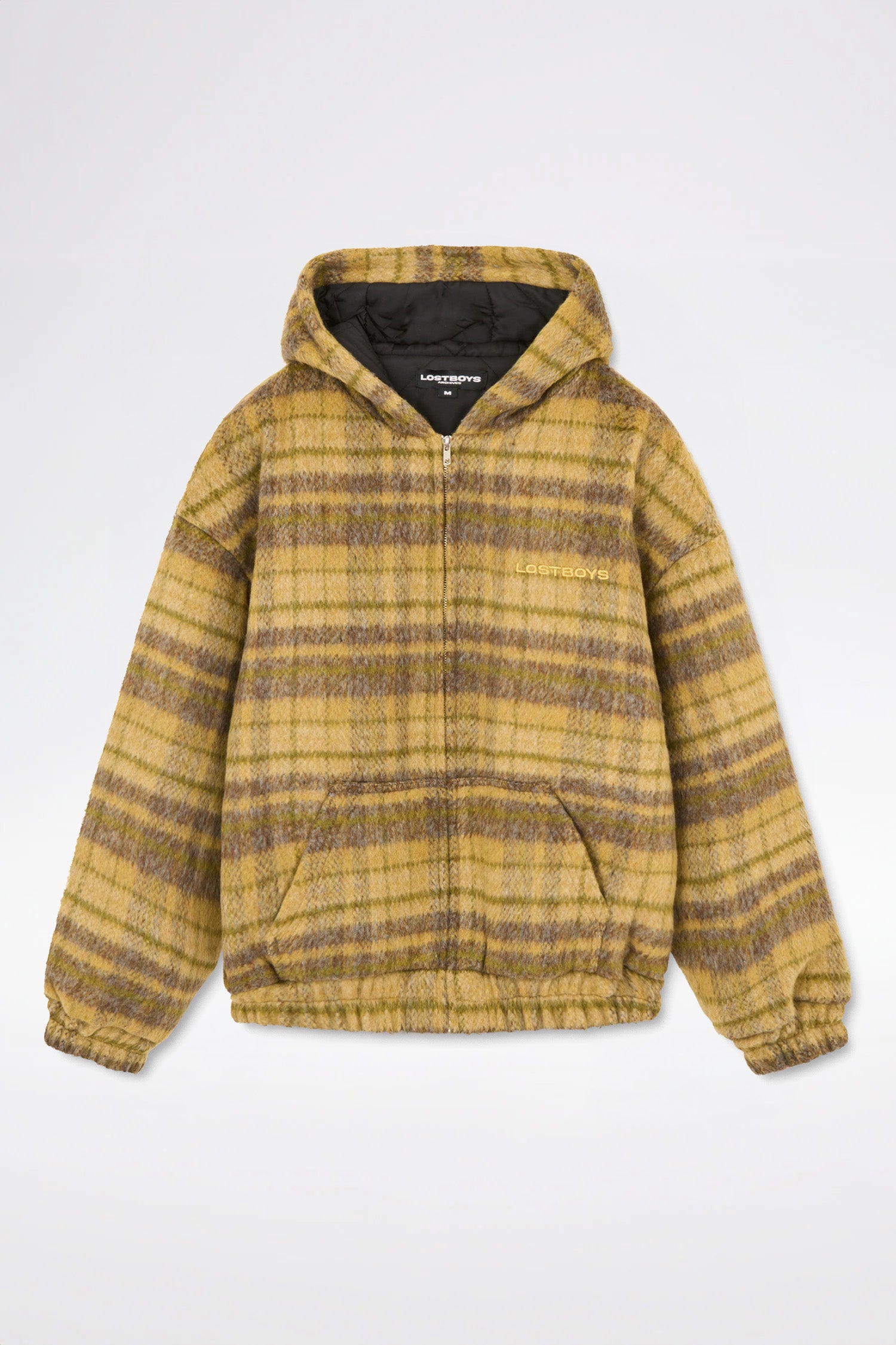 LOST BOYS CHECKERED WOOL JACKET Jacket Green Checkered