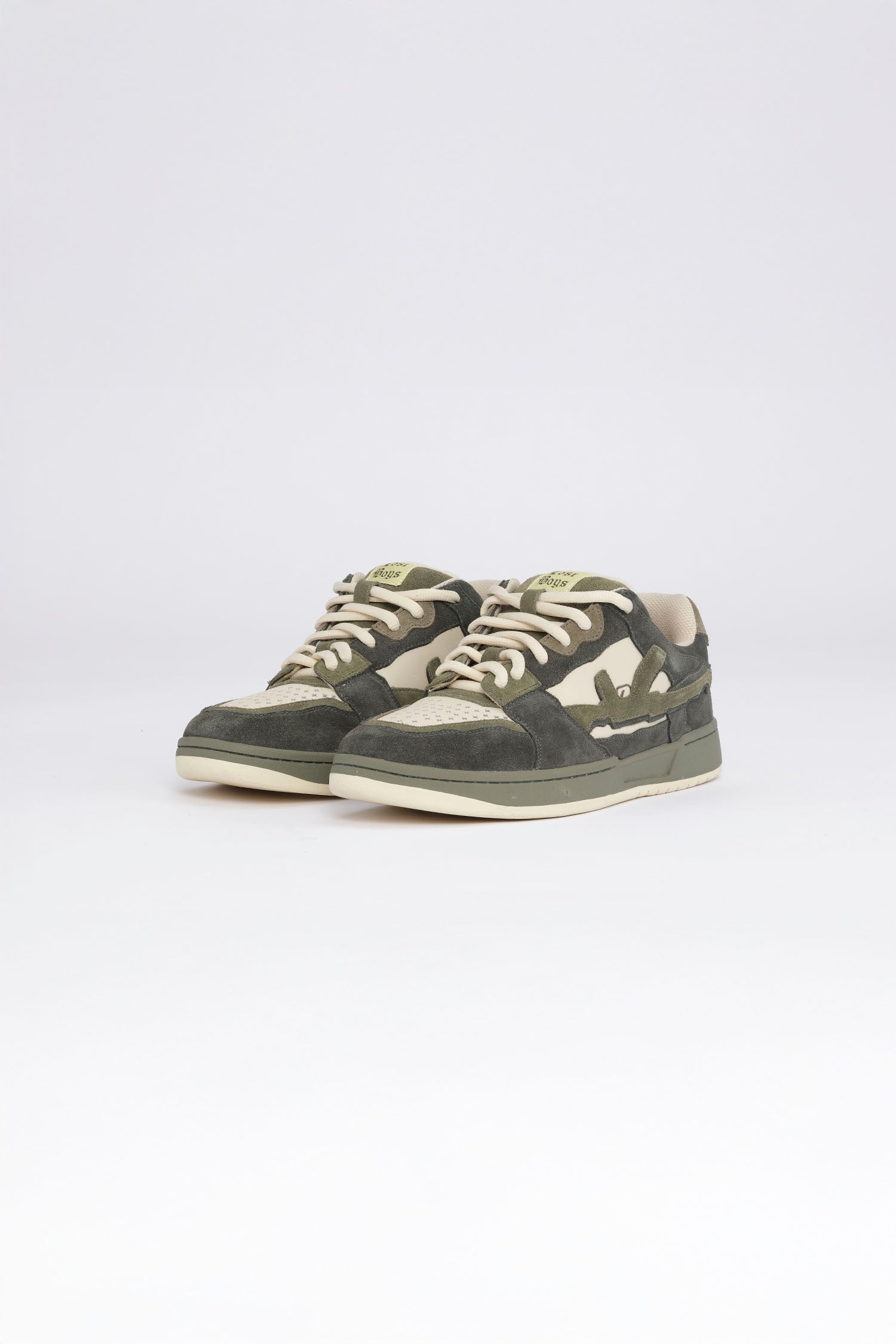LOST BOYS CURVY LOWS Sneaker Moss Green/Light Green