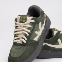 LOST BOYS DARK FOREST Sneaker Green/Black/Cream