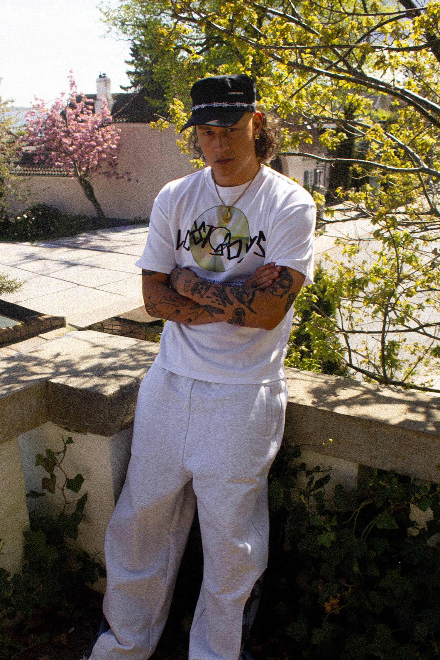 LOST BOYS DISC TEE T-Shirt White