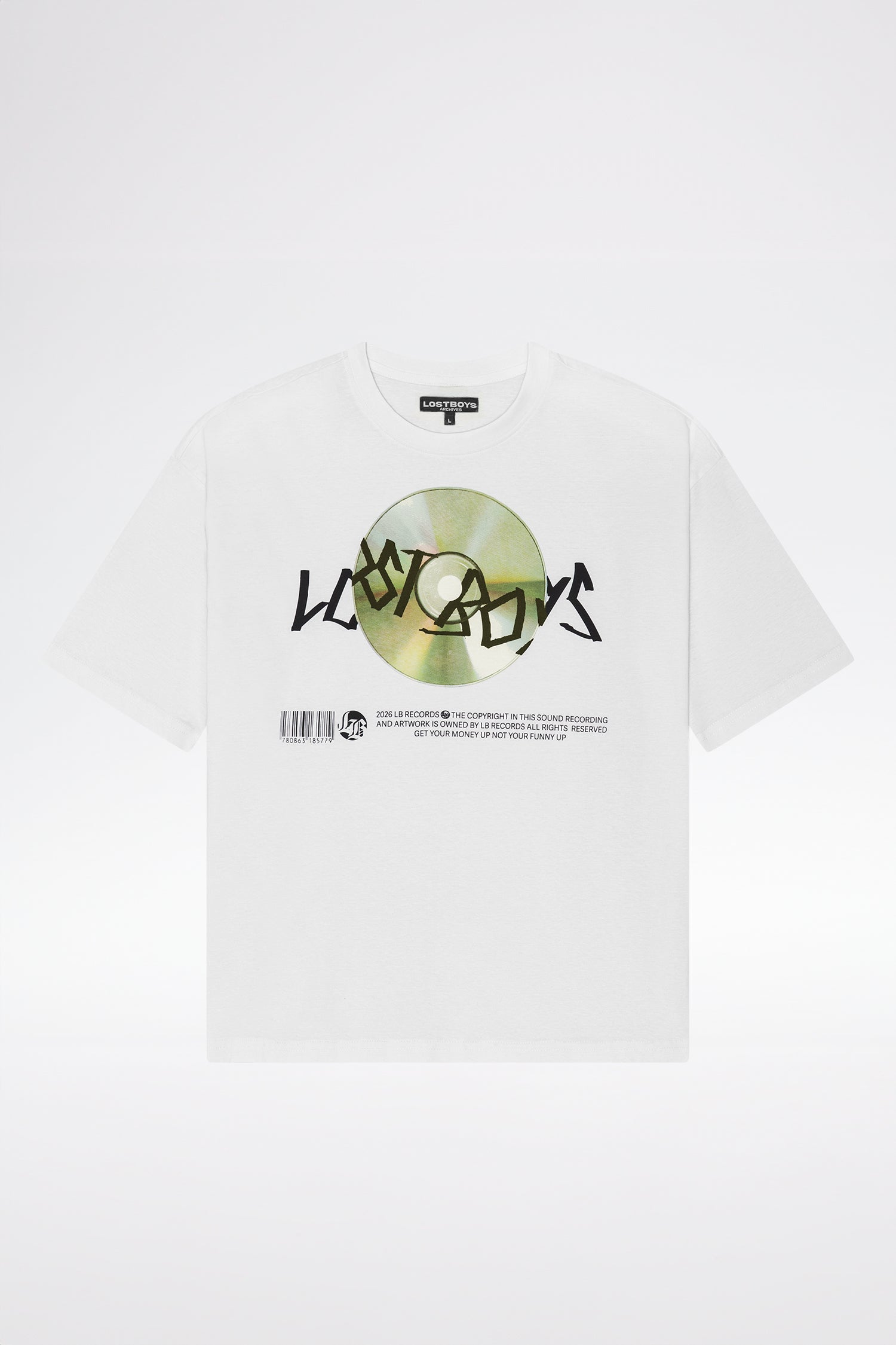 LOST BOYS DISC TEE T-Shirt White