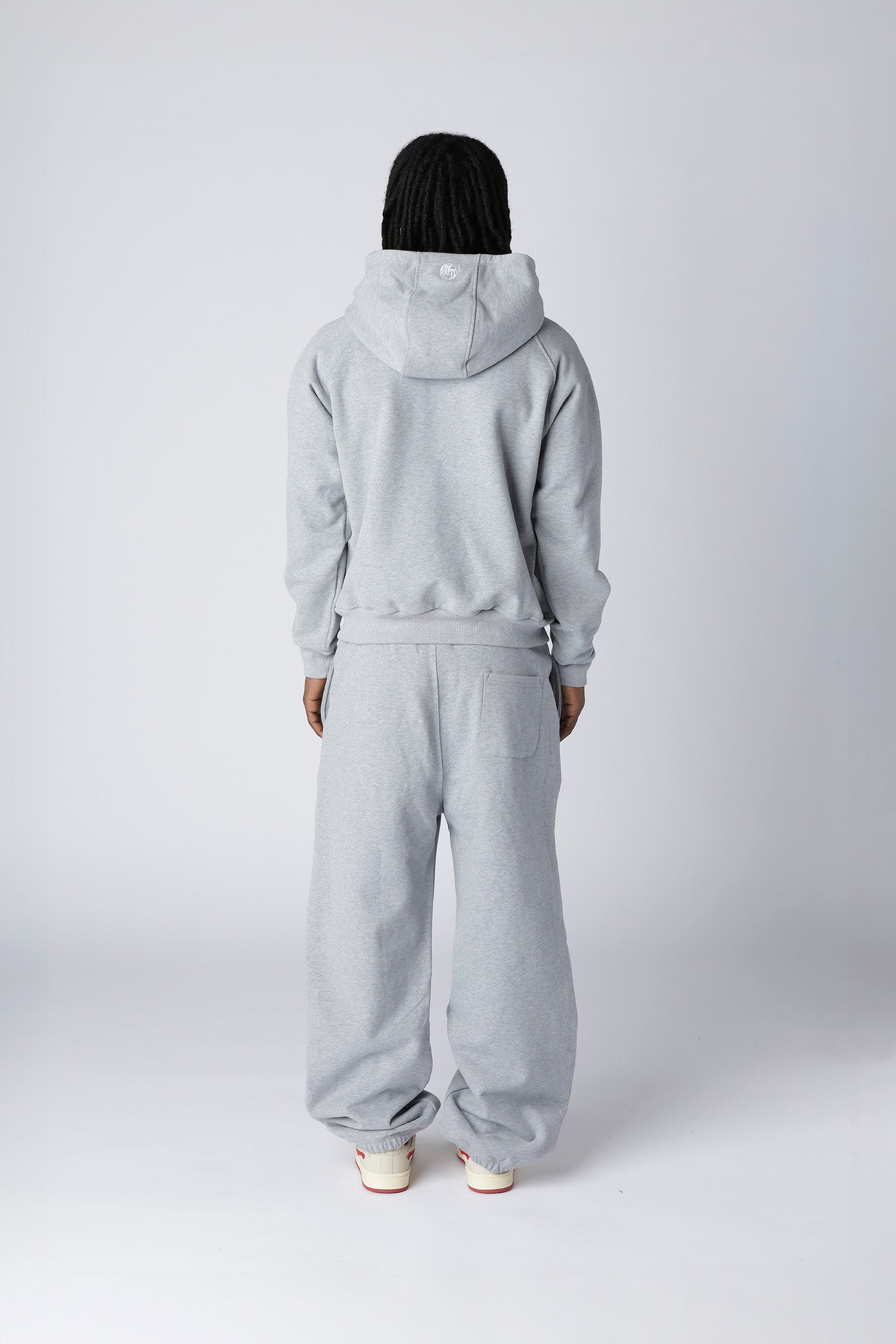 LOST BOYS EMBROIDERY LOGO HOODIE Sweat Gray