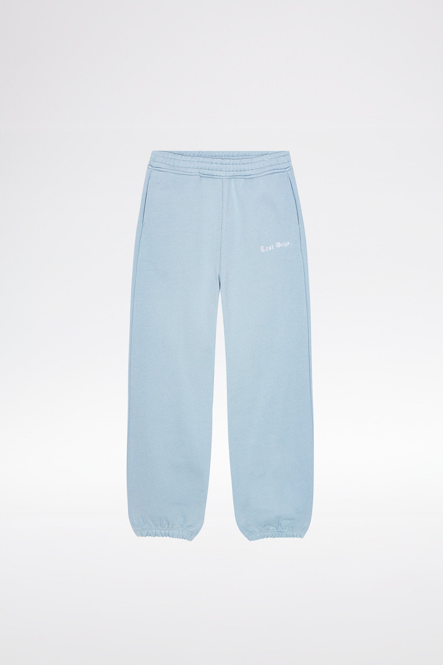 LOST BOYS EMBROIDERY LOGO JOGGERS Joggers Clear blue