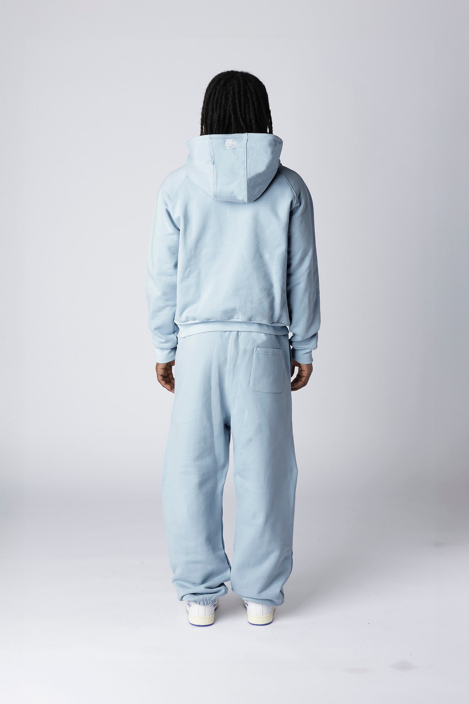 LOST BOYS EMBROIDERY LOGO JOGGERS Pants Clear blue