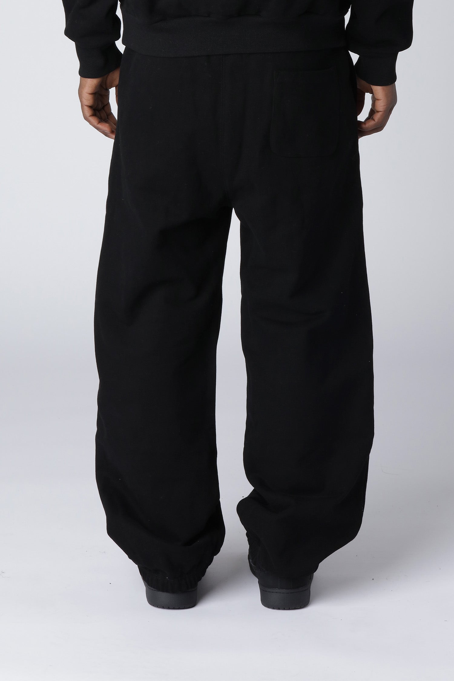 LOST BOYS EMBROIDERY LOGO JOGGERS Pants Black