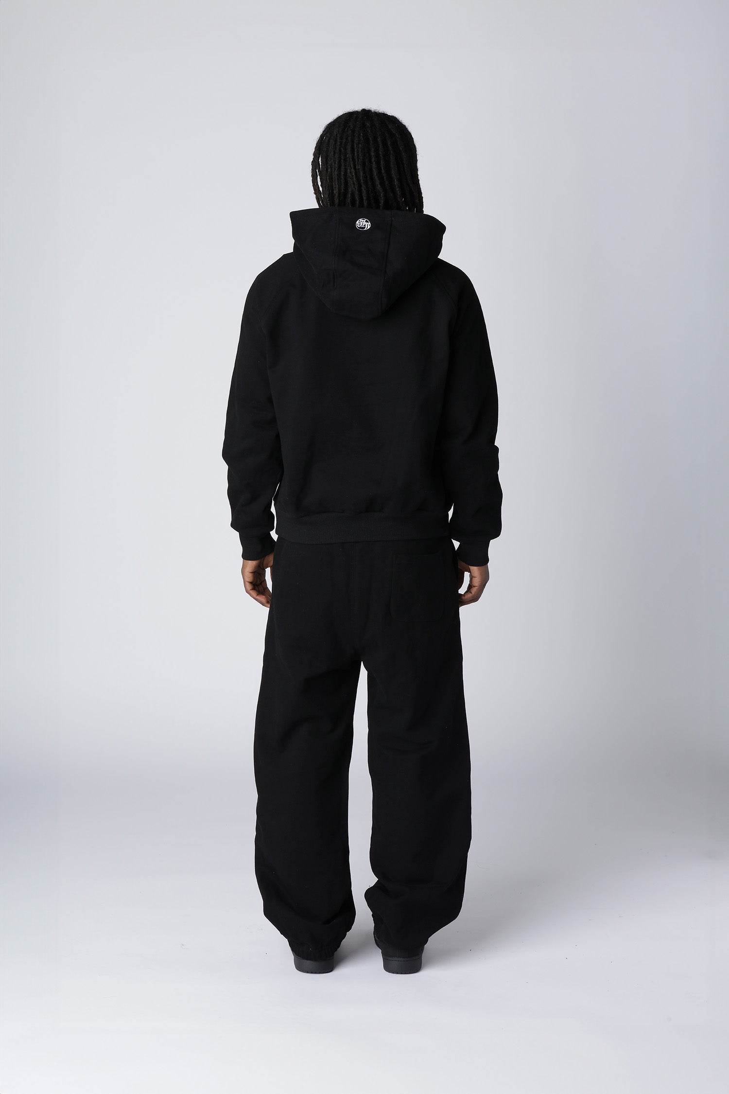 LOST BOYS EMBROIDERY LOGO JOGGERS Pants Black
