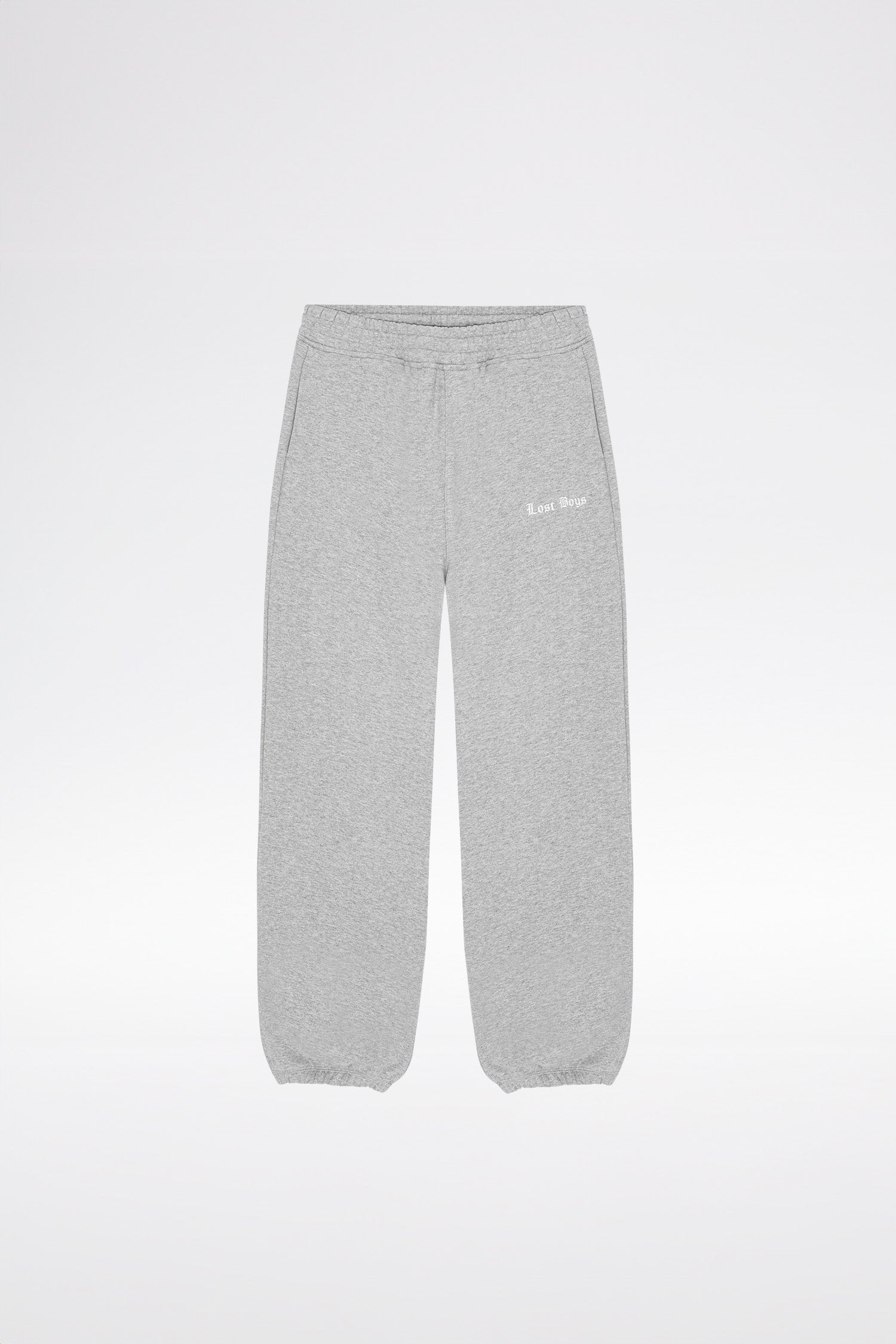 LOST BOYS EMBROIDERY LOGO JOGGERS Pants Gray