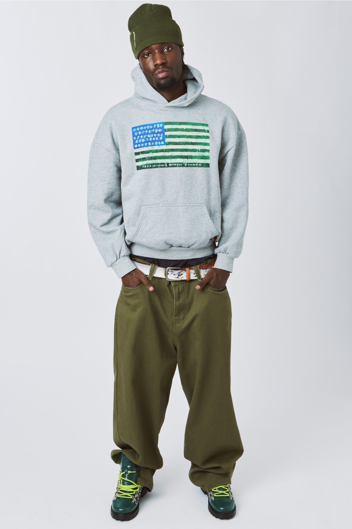 LOST BOYS ENSIGN HOODIE Sweat Gray