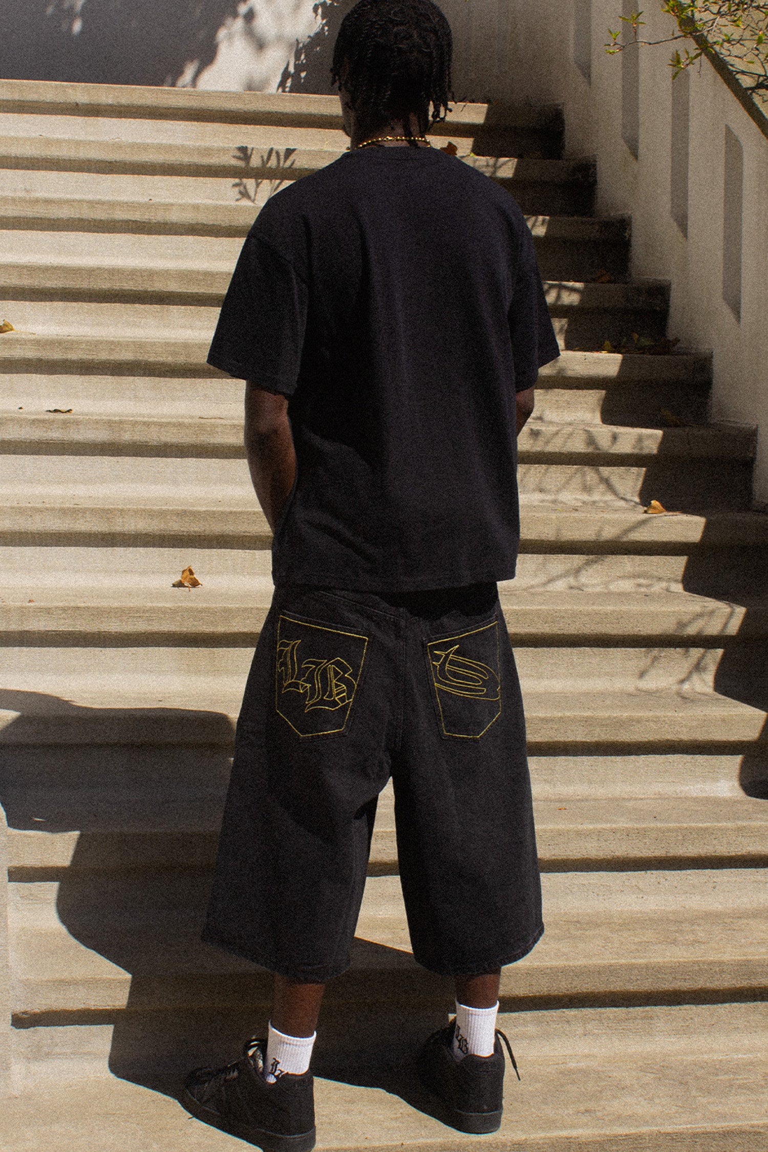 LOST BOYS ERRYDAY JORTS Jorts Black