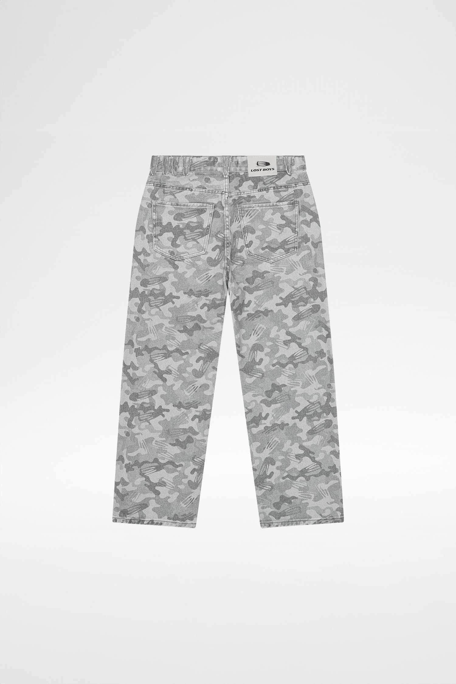 LOST BOYS EVERYDAY CAMO JEANS Jeans Snow Camouflage