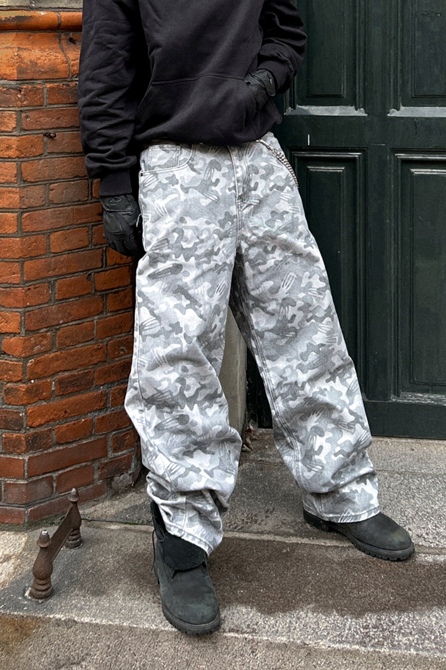 LOST BOYS EVERYDAY CAMO JEANS Jeans Snow Camouflage