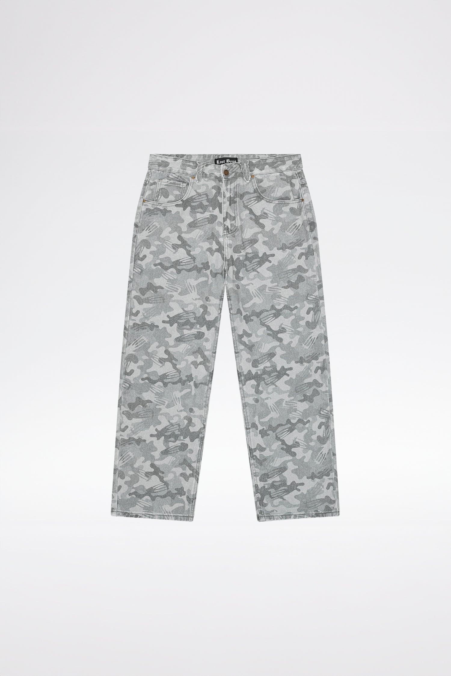 LOST BOYS EVERYDAY CAMO JEANS Jeans Snow Camouflage