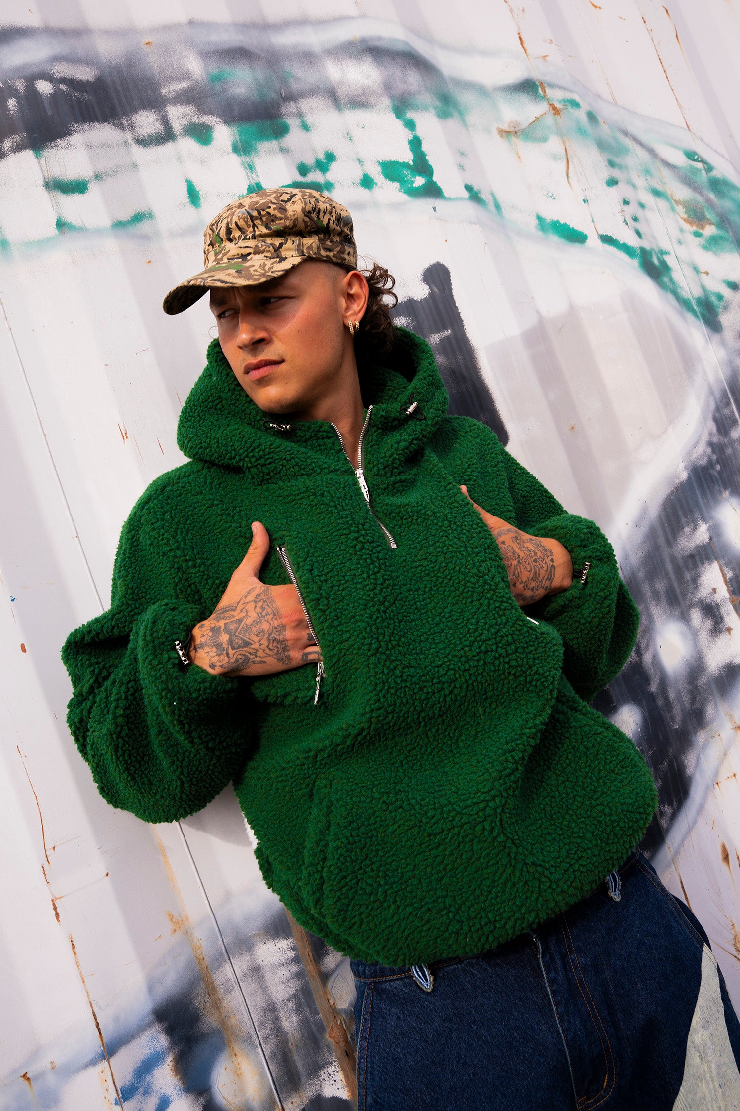 LOST BOYS FLEECE JACKET Jacket Green