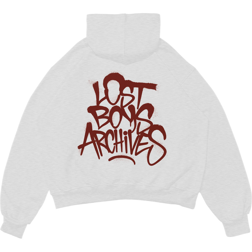 LOST BOYS LBA -TAG HOODIE Sweat Gray