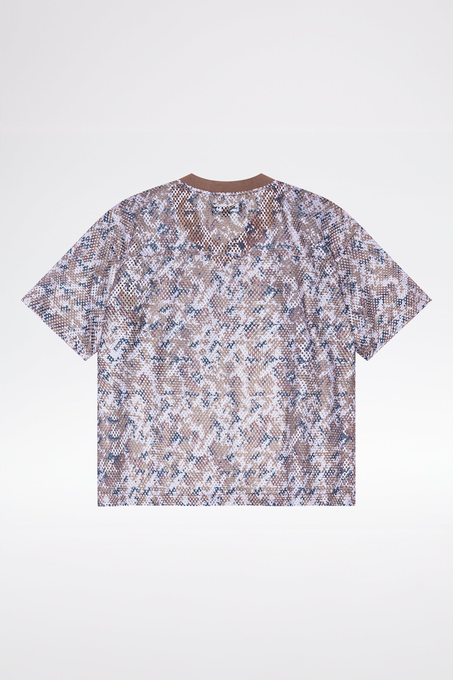 LOST BOYS LBA PLATE CAMO JERSEY T-Shirt Brown Camo