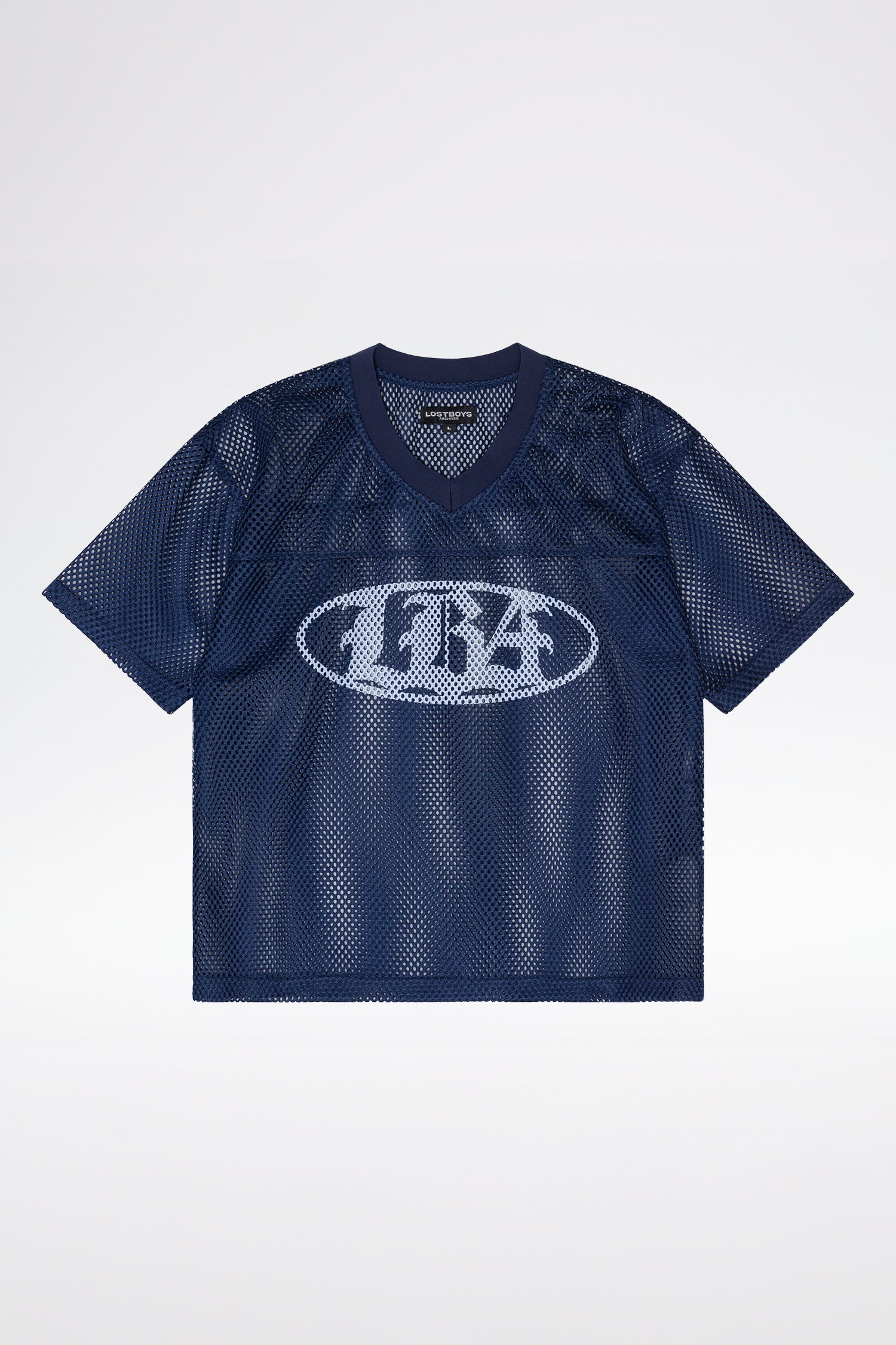 LOST BOYS LBA PLATE JERSEY T-Shirt Blue