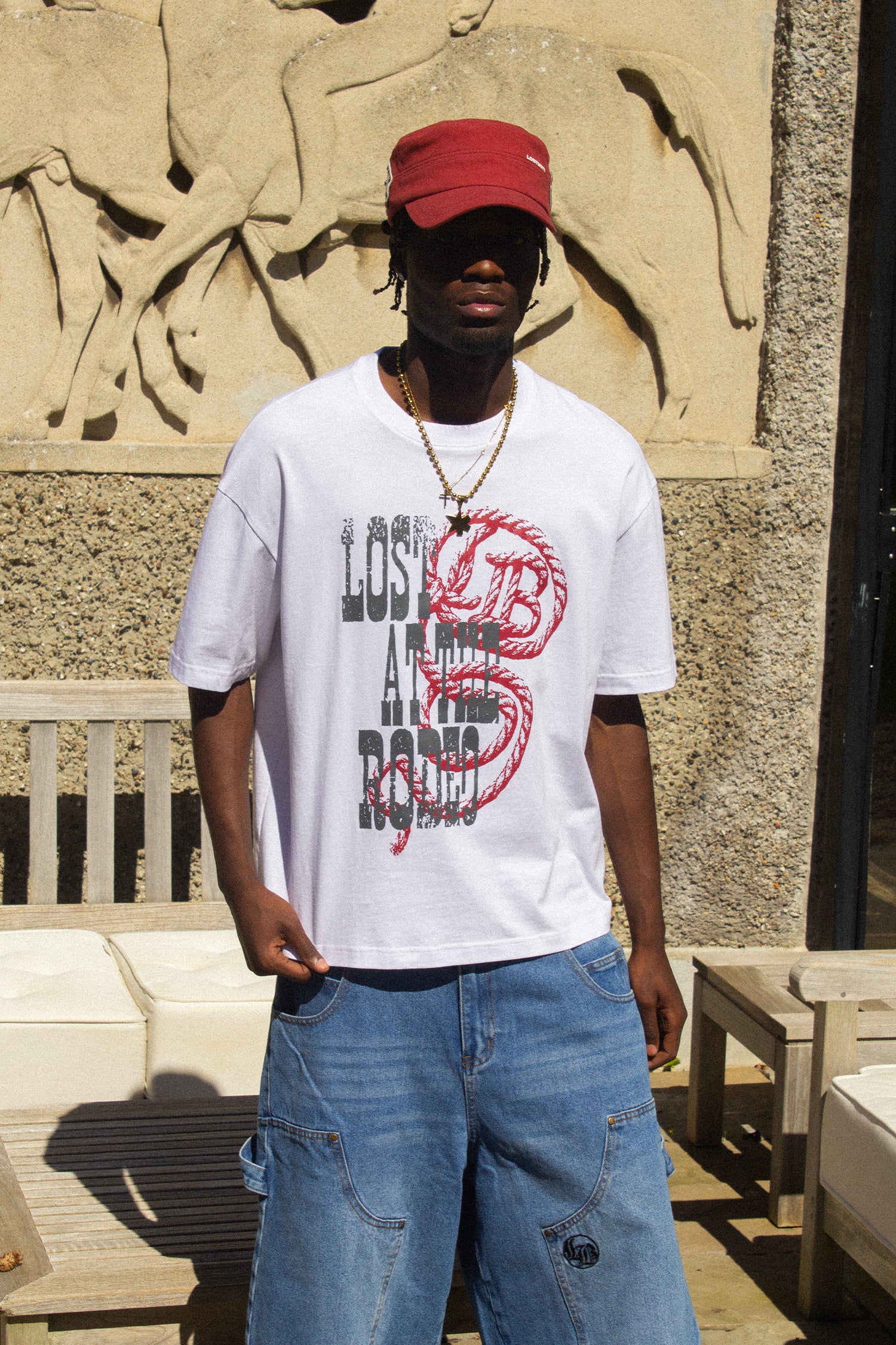 LOST BOYS LOST AT THE RODEO TEE T-Shirt White