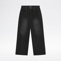 LOST BOYS OUTERSEAM LOGO JEANS Jeans Stonewashed Black