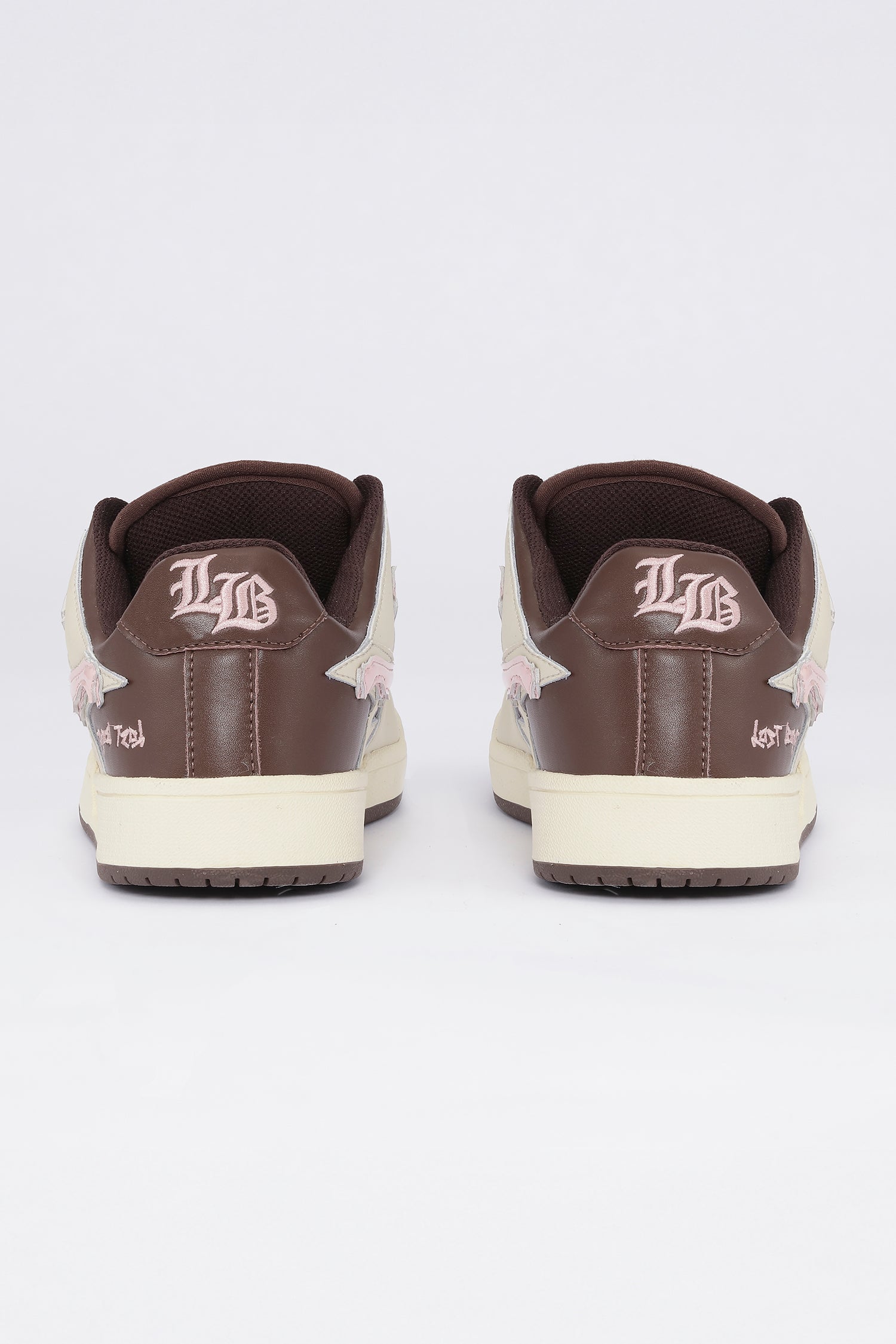 LOST BOYS PINK VENOM Sneaker Pink/Cream/Brown