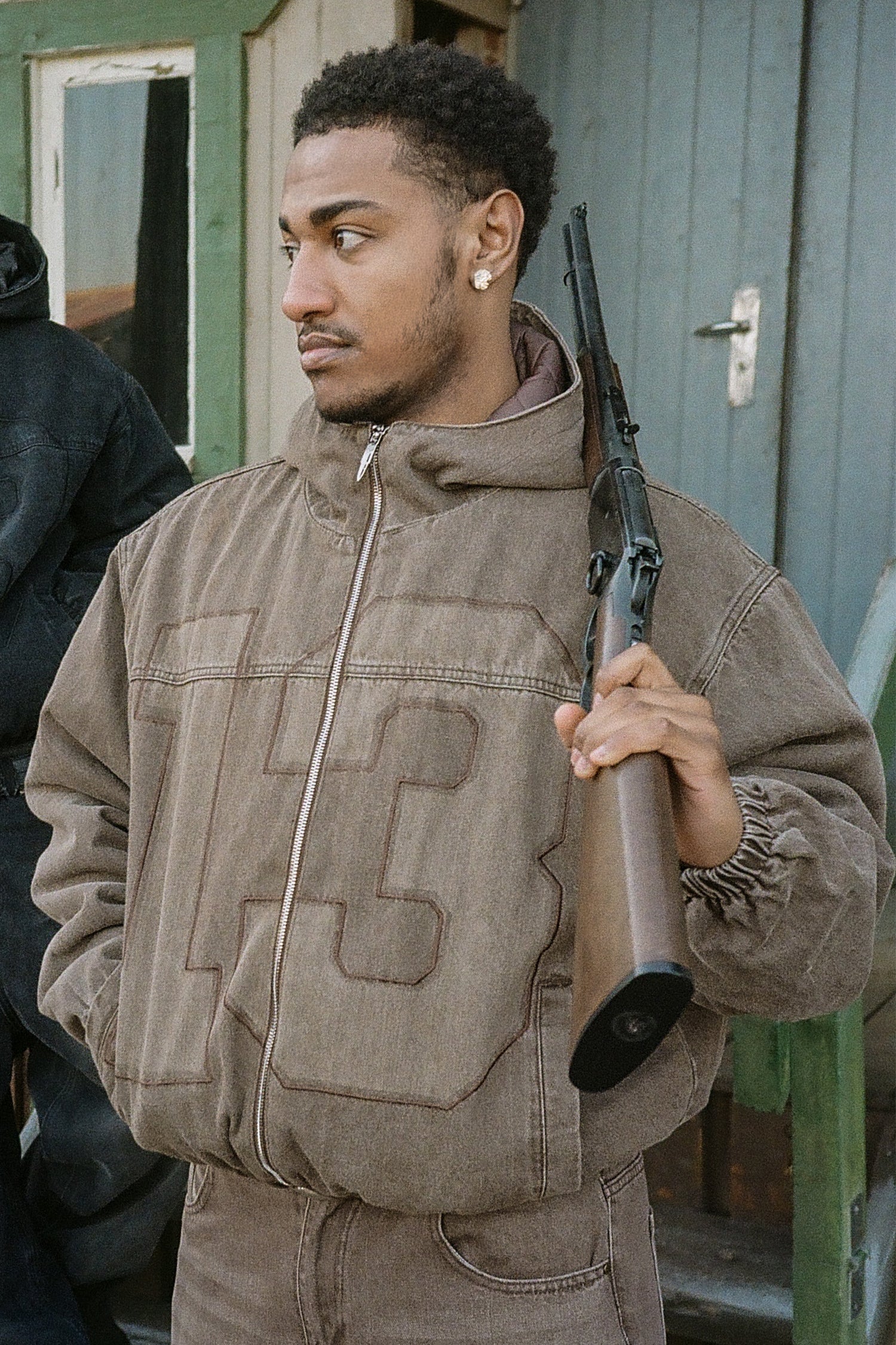 LOST BOYS SANDBLASTED THIRTEEN DENIM JACKET Jacket Washed Brown