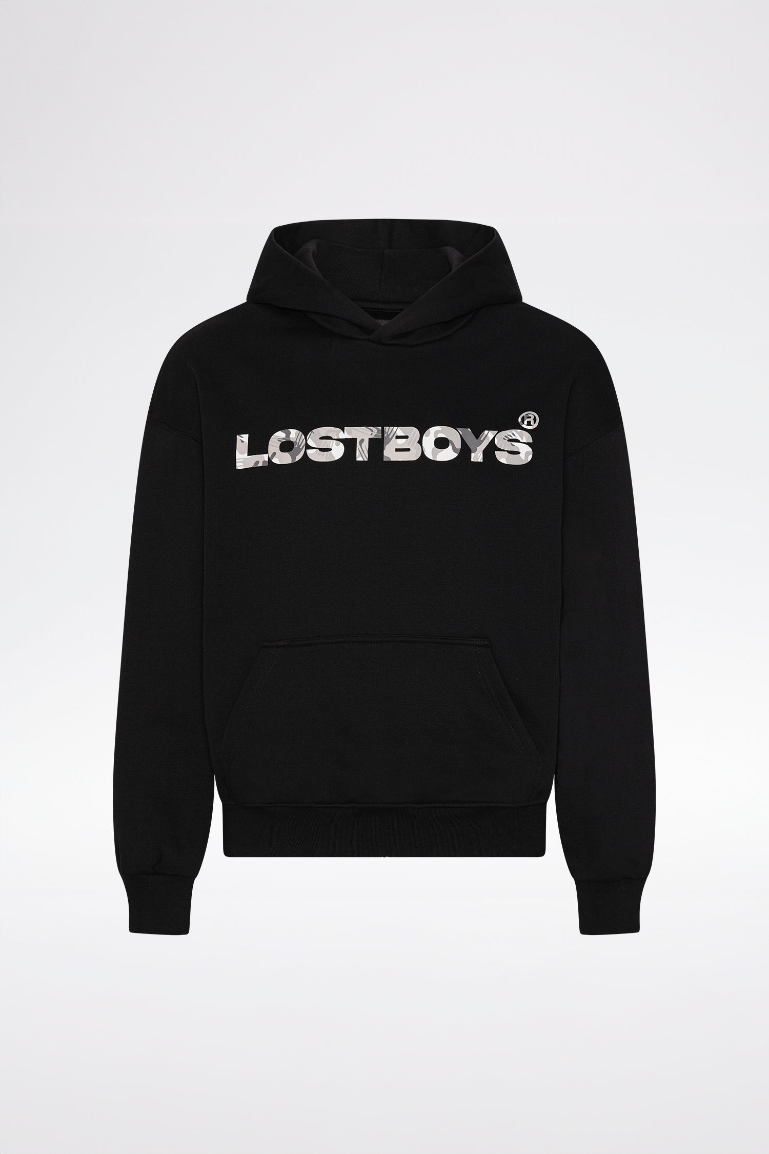 LOST BOYS SCRIPT HOODIE Sweat Black