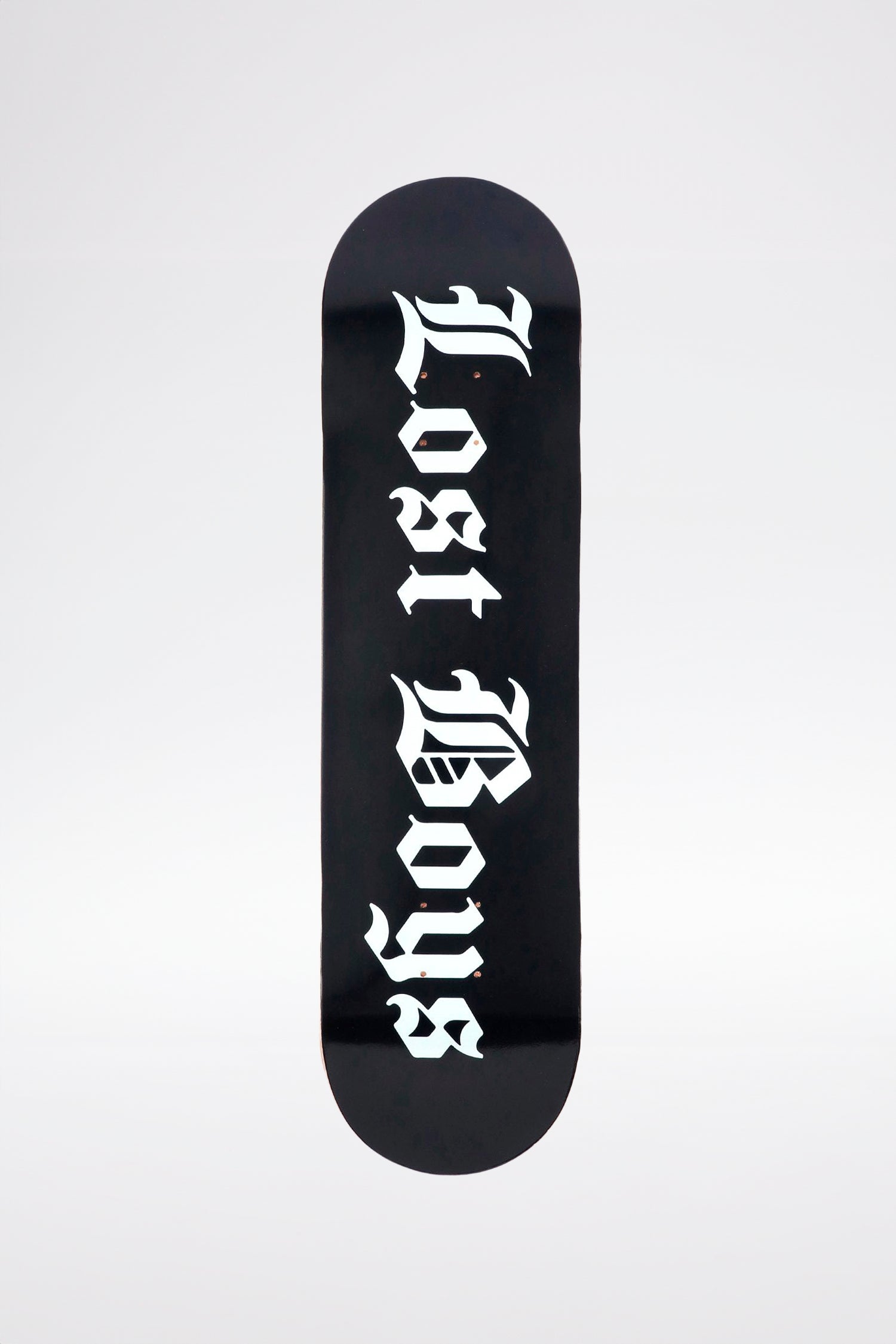 LOST BOYS SKATEBOARD WHITE LOGO Gadget Black