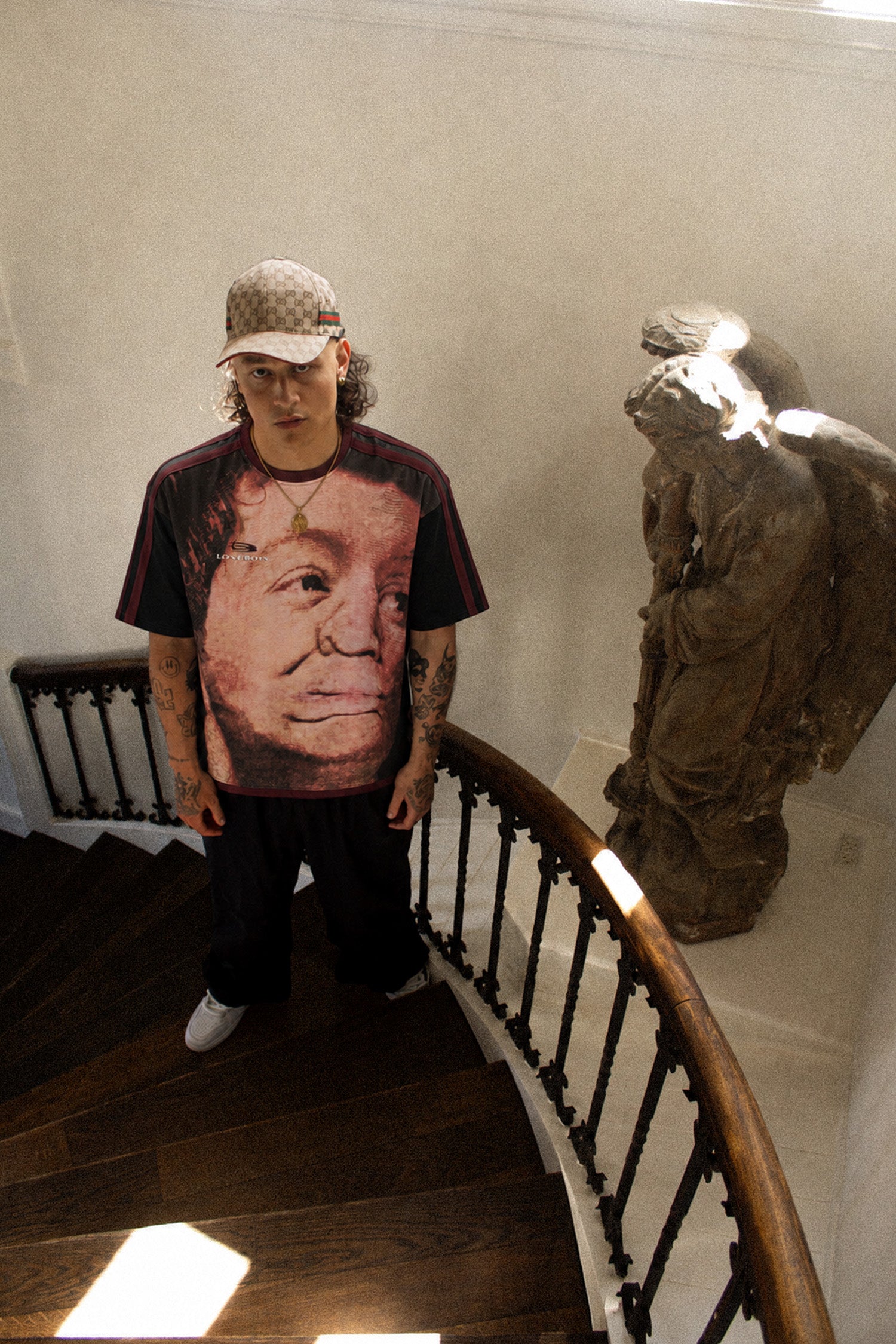 LOST BOYS SMASH TEE T-Shirt Cream