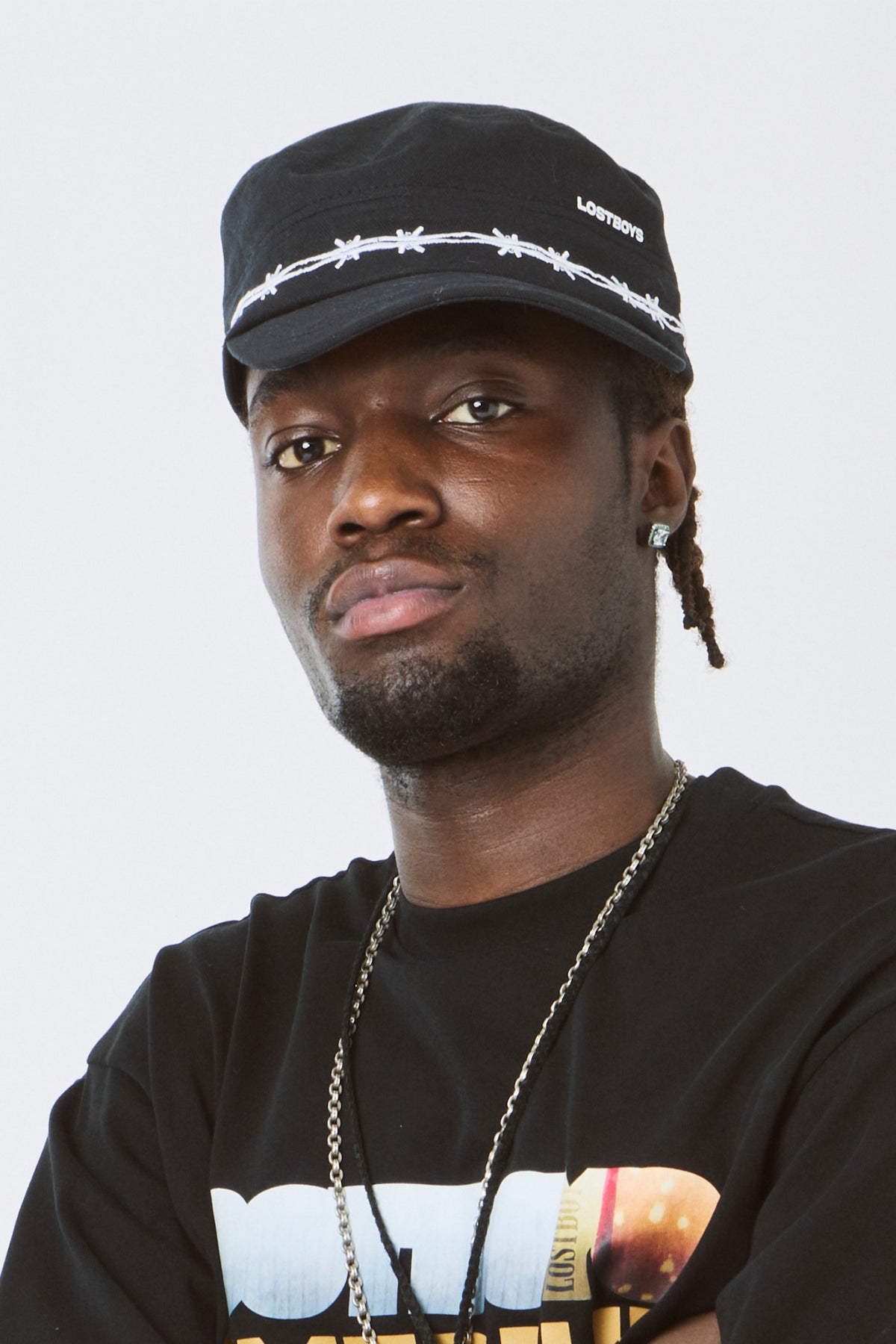 LOST BOYS SPIKED CADET Cap Black