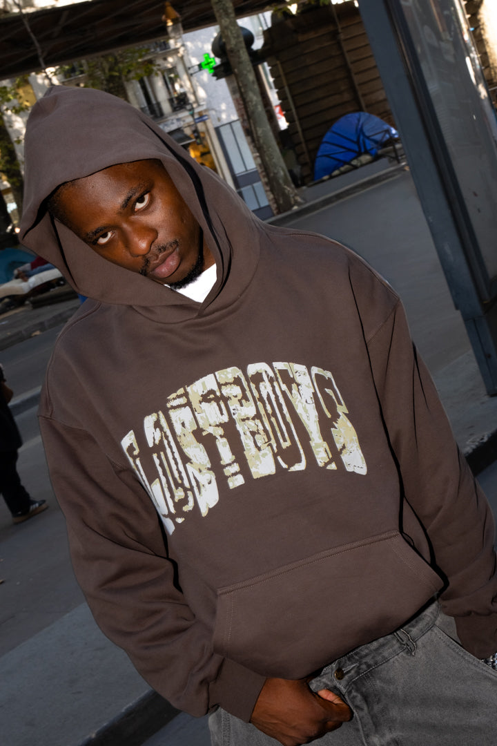 LOST BOYS SPLINTER HOODIE Sweat Brown
