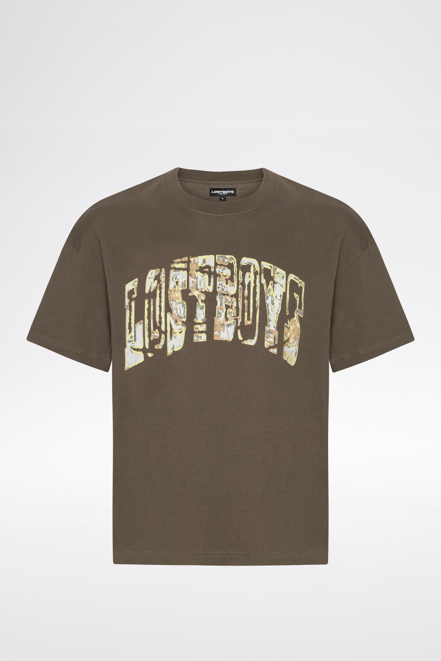 LOST BOYS SPLINTER TEE T-Shirt Brown