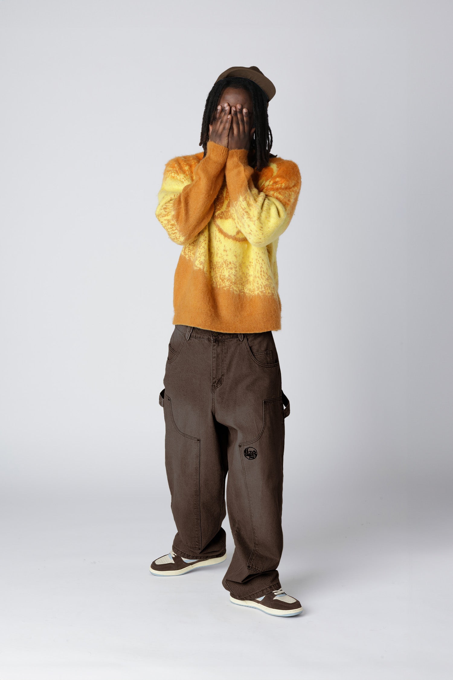 LOST BOYS TEXTURED KNITWEAR Knitwear Yellow/Orange