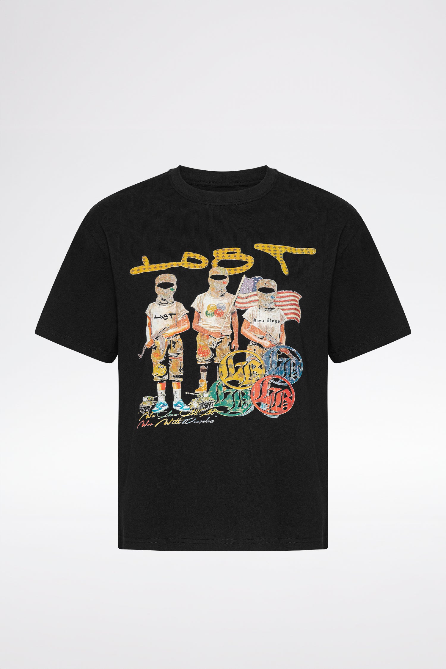 LOST BOYS "THE WAR WITHIN" GRAPHIC TEE T-Shirt Black
