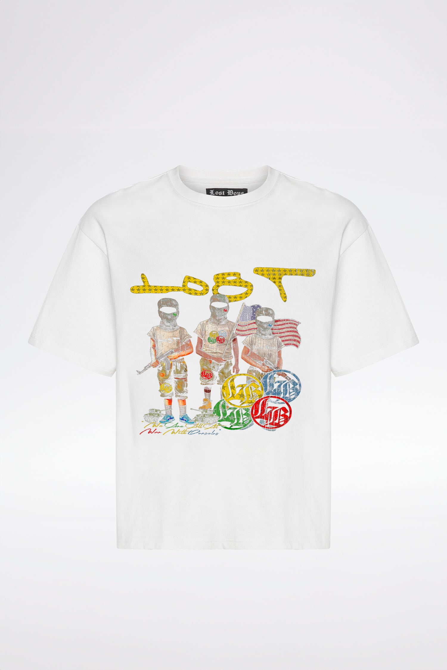 LOST BOYS "THE WAR WITHIN" GRAPHIC TEE T-Shirt White