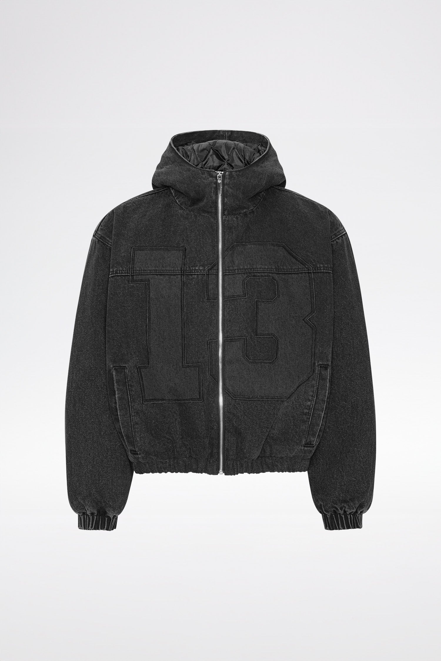 LOST BOYS SANDBLASTED THIRTEEN DENIM JACKET Jacket Washed Black