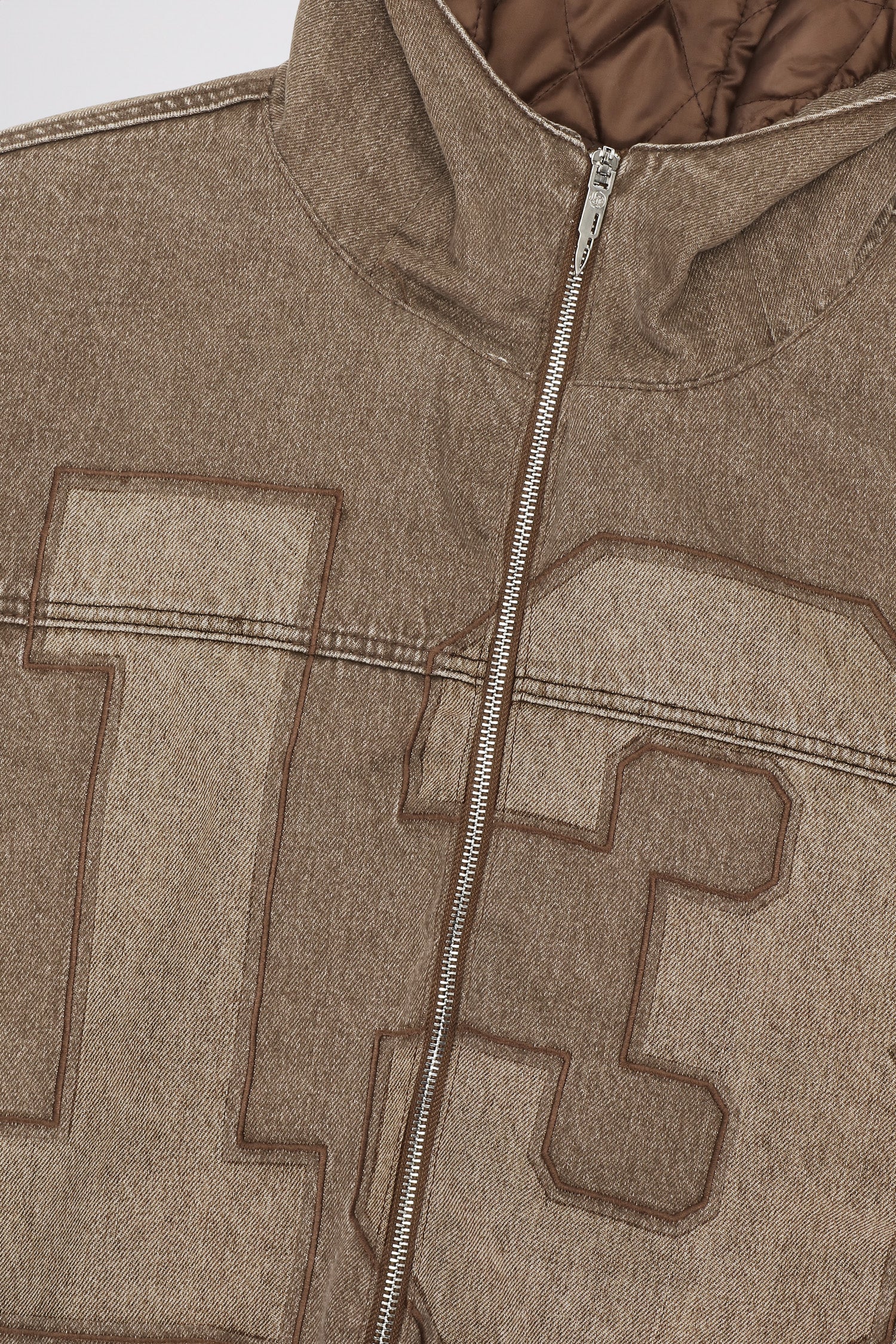 LOST BOYS SANDBLASTED THIRTEEN DENIM JACKET Jacket Washed Brown