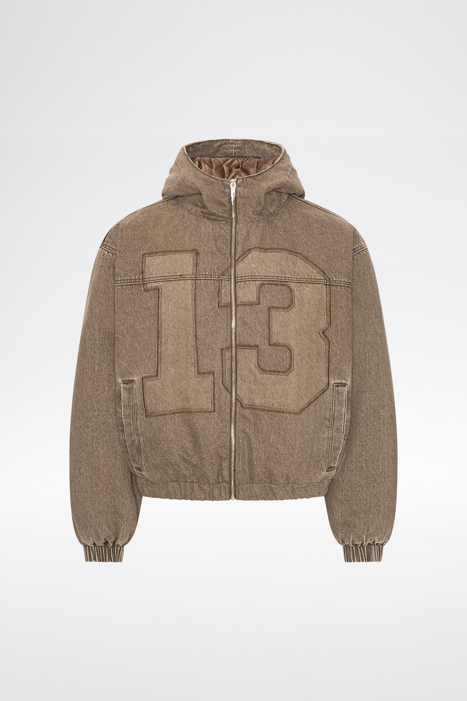 LOST BOYS SANDBLASTED THIRTEEN DENIM JACKET Jacket Washed Brown