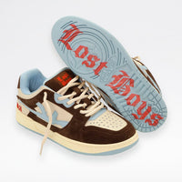 LOST BOYS TOKKA LOWS Sneaker Brown/Beige/Blue